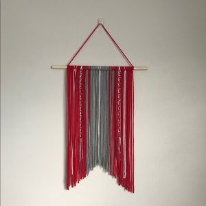 OHIO State Decor Mini Yarn Wall Hanging Banner